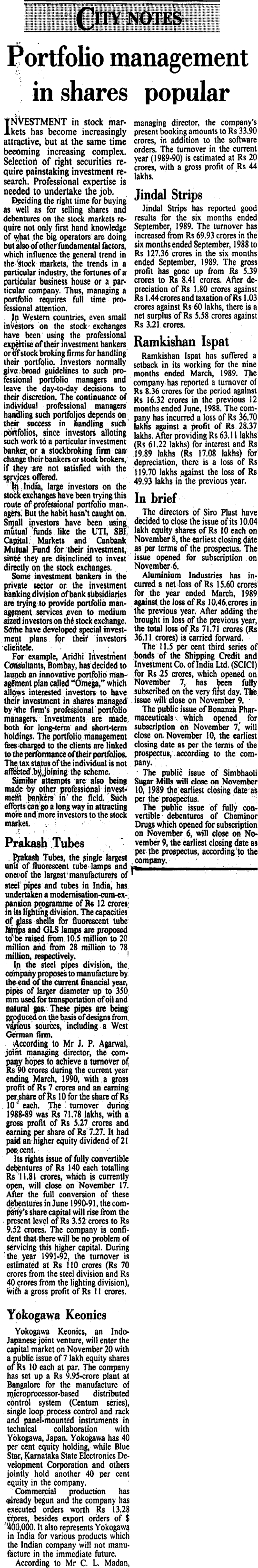 img for Portfolio management in...